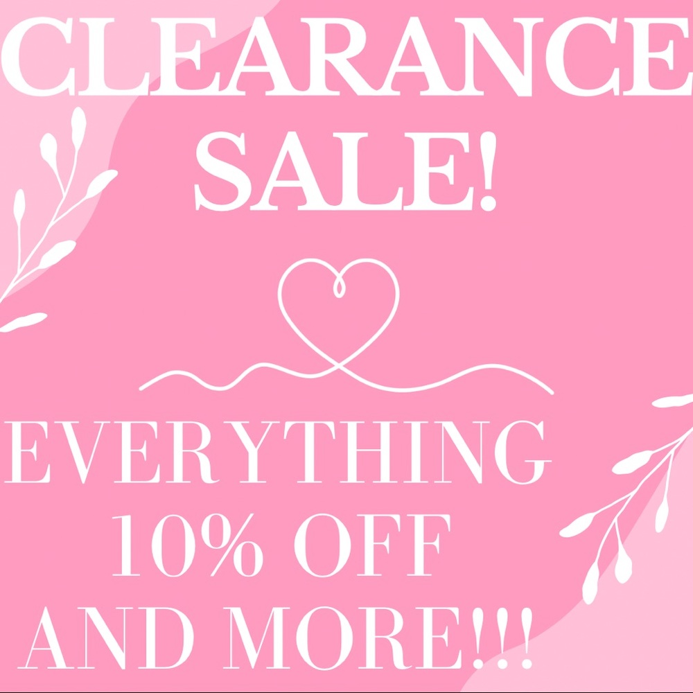 CLEARANCE SALE